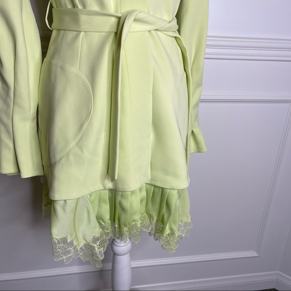 JONATHAN SIMKHAI Victoria Blazer Crepe Dress Pear - Picture 8 of 16